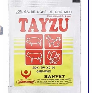 Xổ giun sán cho mèo (dạng gói Tayzu và dạng viên Hanpet)