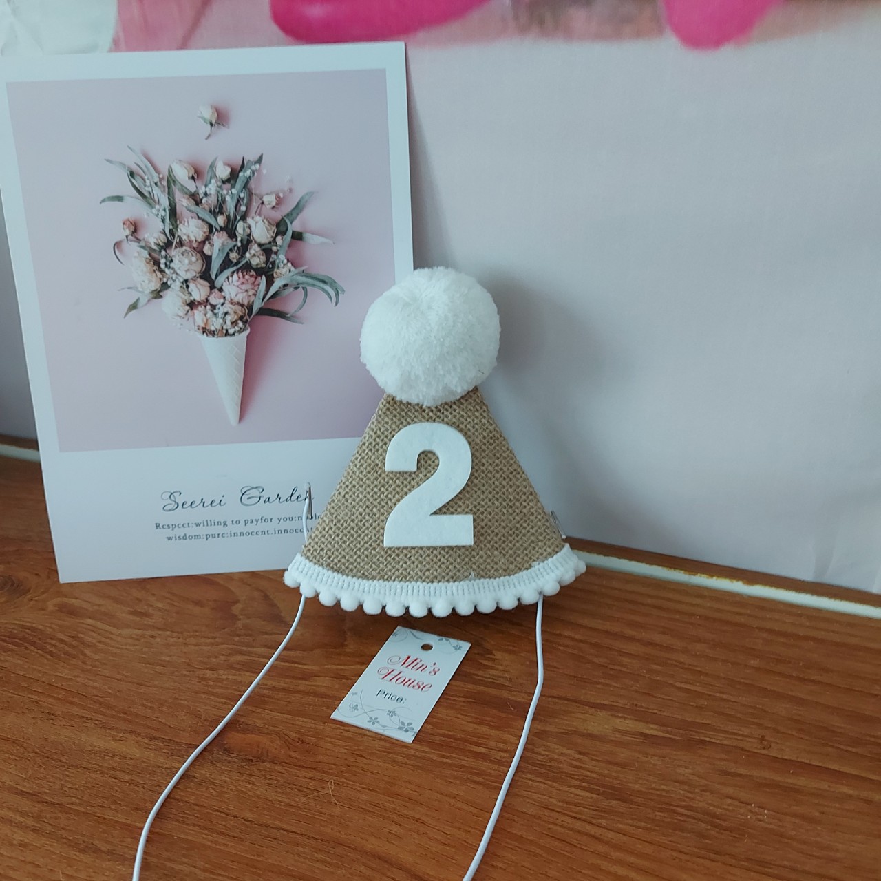 Mũ Sinh Nhật Số 1, 2, 3, 4  Cho Bé