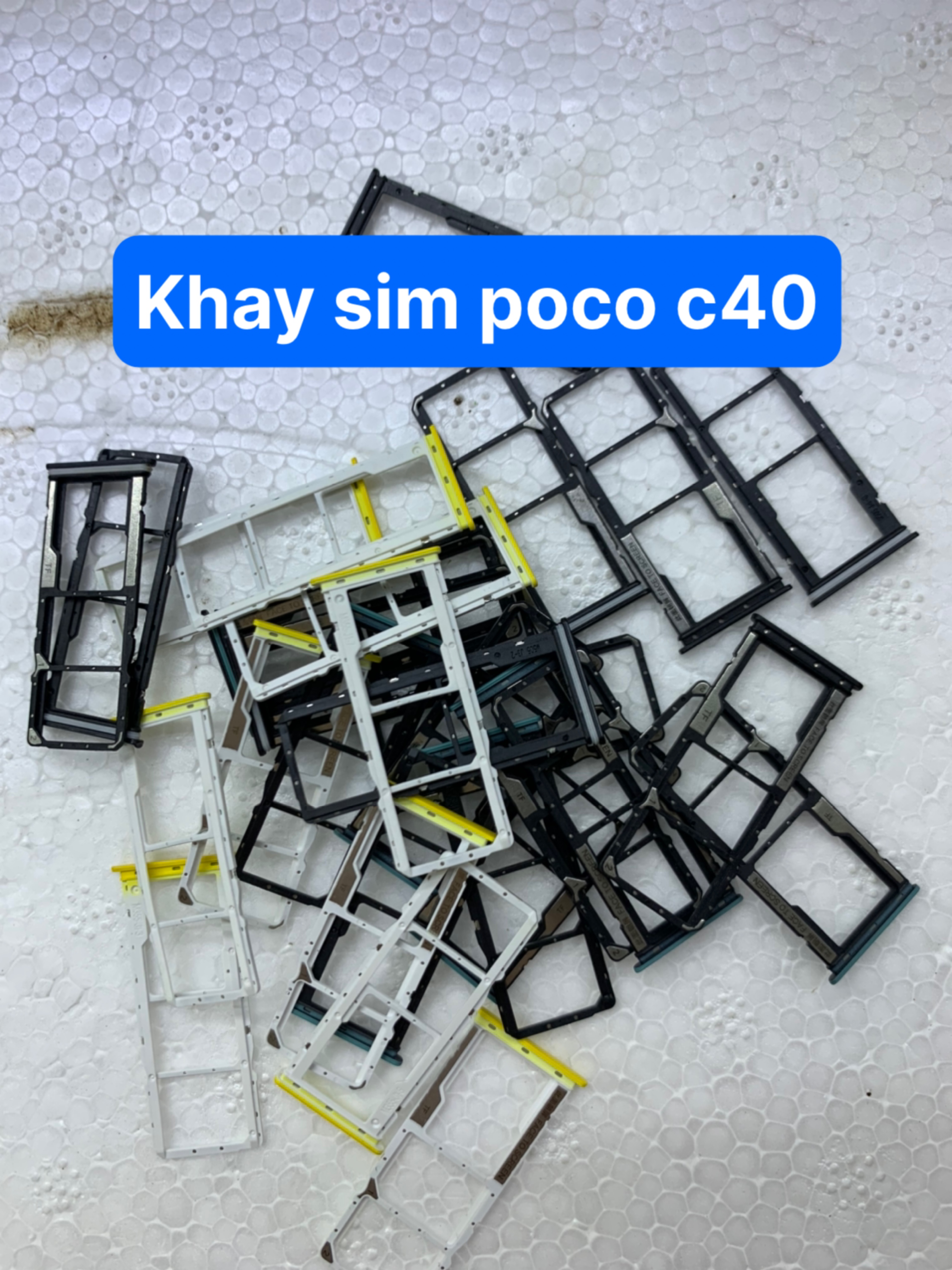 khay sim  điện thoại xiaomi poco c40