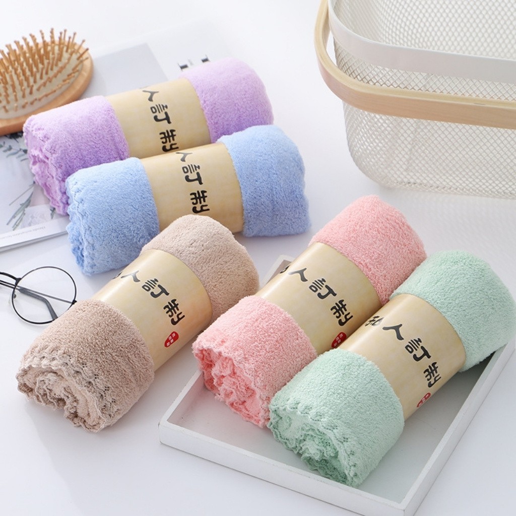 Khăn Mặt Hàn Quốc Siêu Mềm Mịn Kích Thước 50*30cm