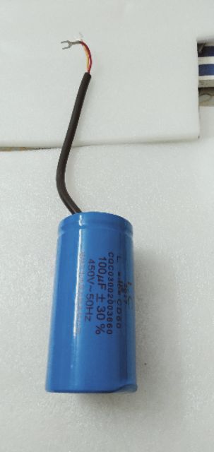 Tụ khởi động mô tơ 100uf 450v
