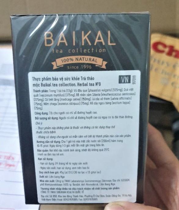 Trà thảo mộc Baikal tea collection. Herbal tea №9