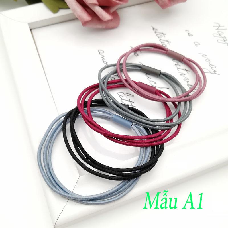 Set Dây cột tóc  nhiều kiểu cực xinh cho mẹ và bé  P20001