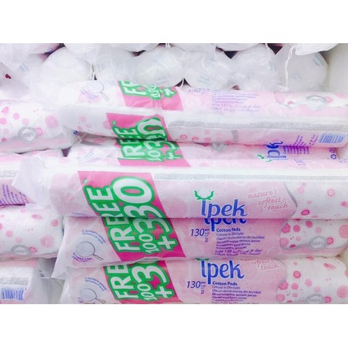 Bông Tẩy Trang Ipek 100 + 130 Miếng
