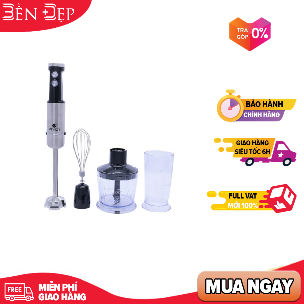 Máy xay sinh tố cầm tay Elmich BLE-1859 (Giá áp dụng giao tại HN, HCM& các tỉnh liên hệ shop)