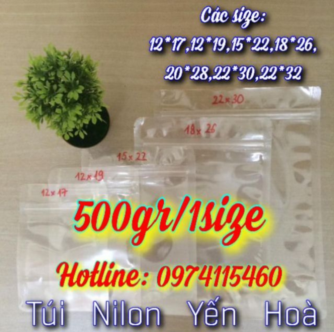 [HCM]500gr Túi zip đáy đứng 2 mặt trong ( túi zipper đáy đứng hai mặt trong)