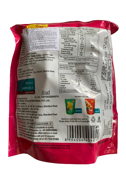 BÁNH SNACK ĂN LIỀN – MINI SAMOSA
