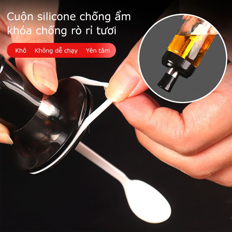 Spice jar, Spice jar with 250ml glass spoon, kitchen spice bottle