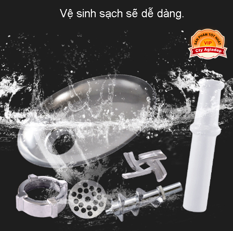 Máy xay thịt làm xúc xích lạp sườn công suất cao Giormani (Vuông)