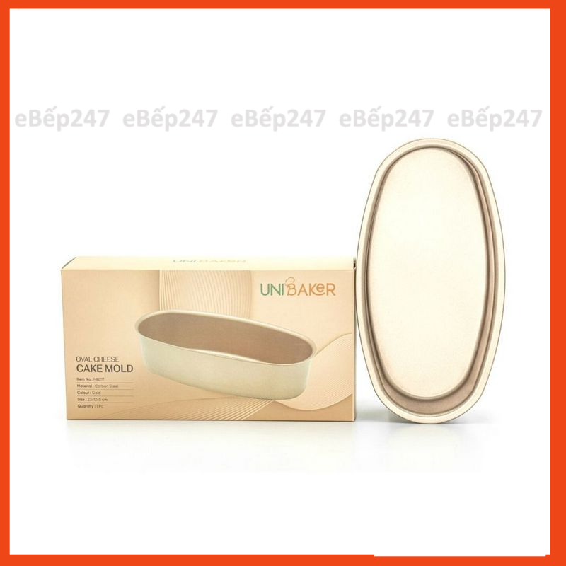 Khuôn Oval chống dính UniBaker cao cấp, chống dính, cứng cáp, bền đẹp - eBep247