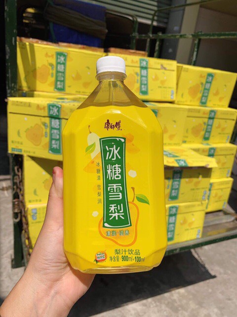 [HN] 1 THÙNG NƯỚC ÉP LÊ 12 chai/1000ml