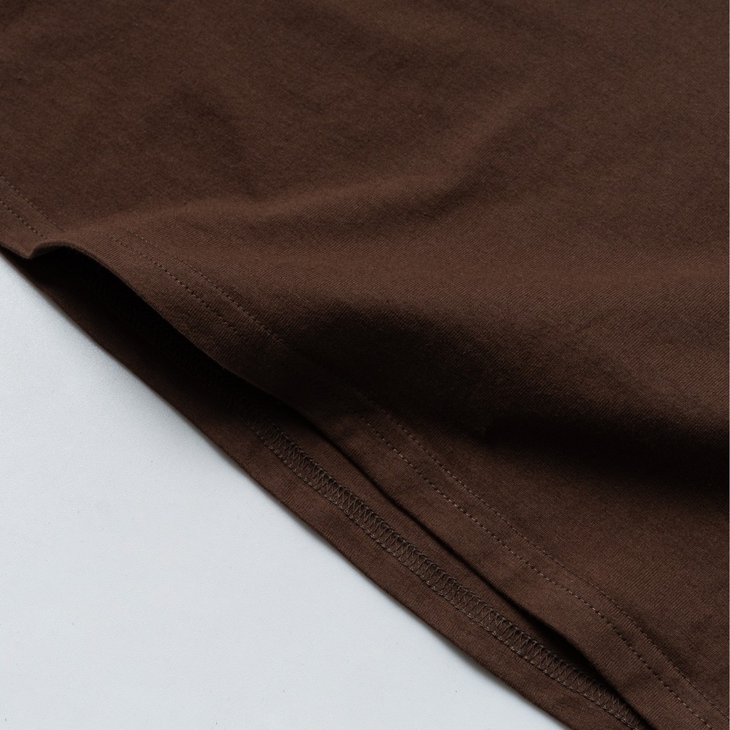 Áo Thun Trơn Gori Basic Tee - Nâu