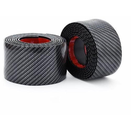 Cuộn 5 met nẹp cacbon trang trí cho xe ô tô (bản 5cm)