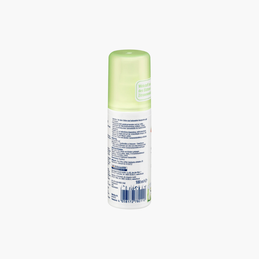 S-quitofree Xịt chống côn trùng bạch đàn chanh, 100 ml