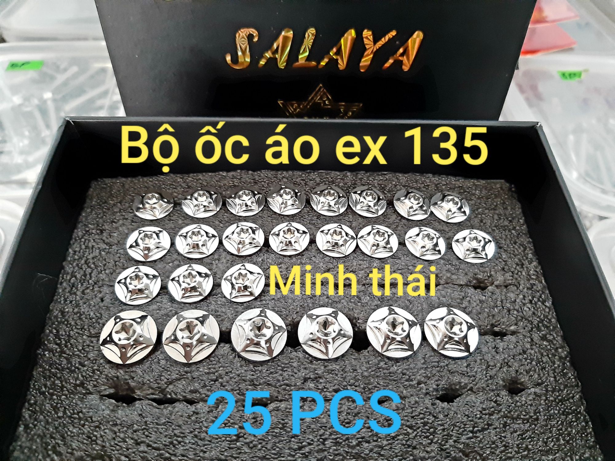 [HCM]ốc áo salaya ex135 25con
