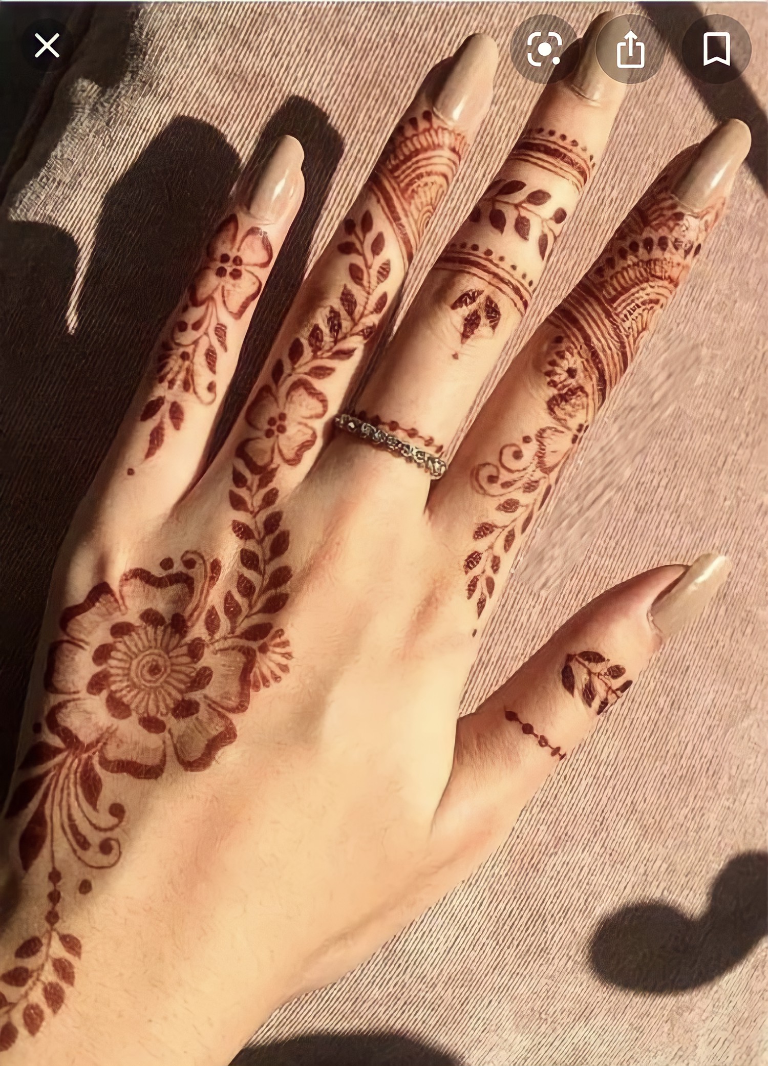 Mực Vẽ (Mực Xăm) Ấn Độ Henna Tattoo - Màu nâu đỏ (Tặng khuôn vẽ ngẫu nhiên)