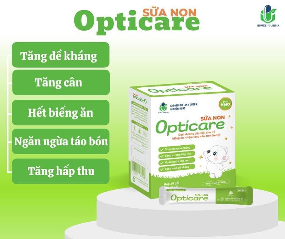 SỮA NON OPTICARE HỘP 30 GÓI - MỖI GÓI 2g
