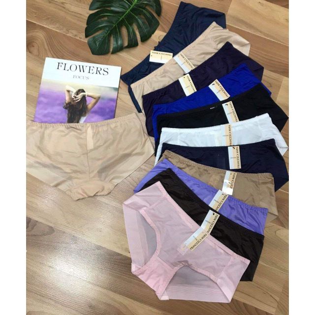 Combo 5 Quần lót nữ không viền vải voan Hàn cao cấp Thanh Lingier