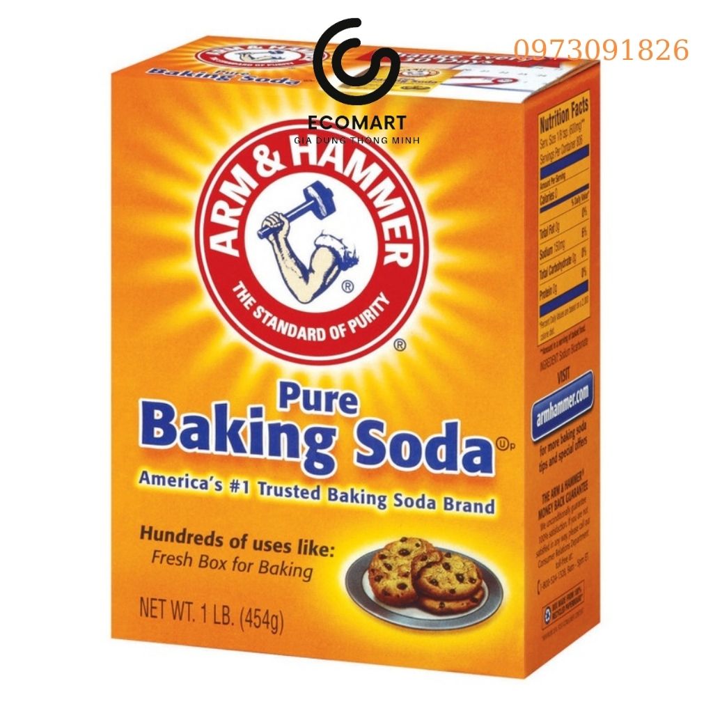 Bột Baking Soda đa công dụng Arm & Hammer 454g (Hộp)- USD