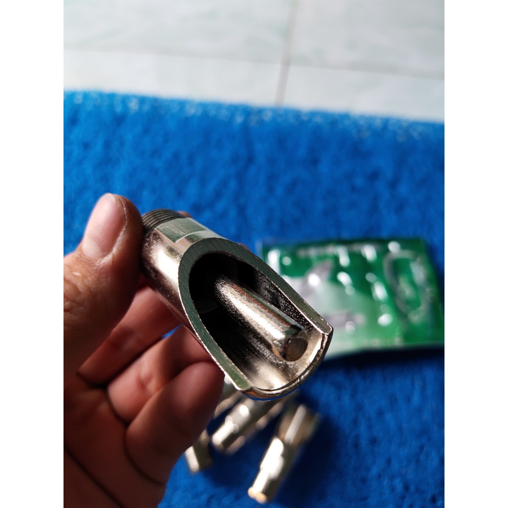 [Combo 5 cái] Núm uống nước tự động cho chó, heo, lợn loại Crom
