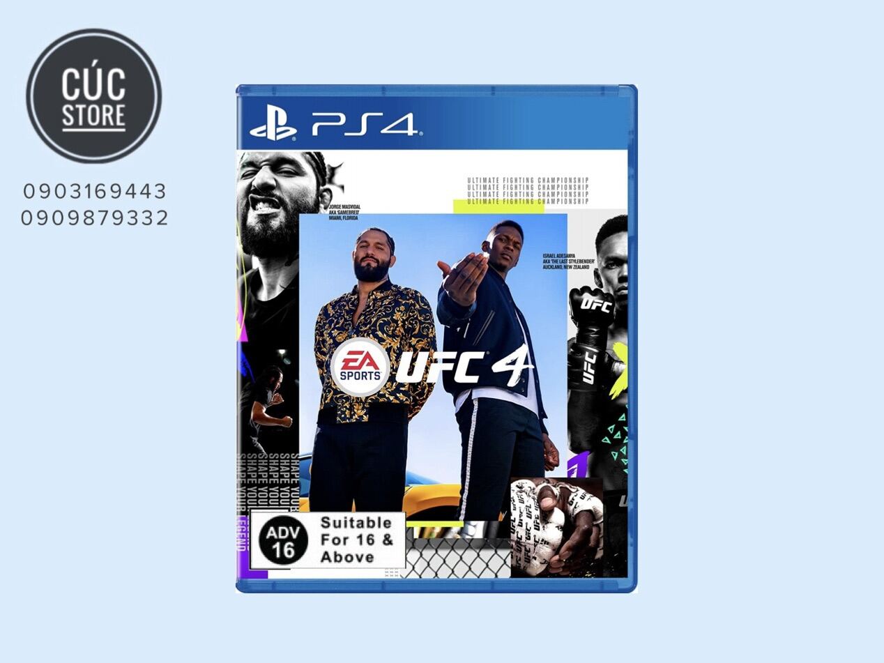 Đĩa chơi game ps4: ufc 4