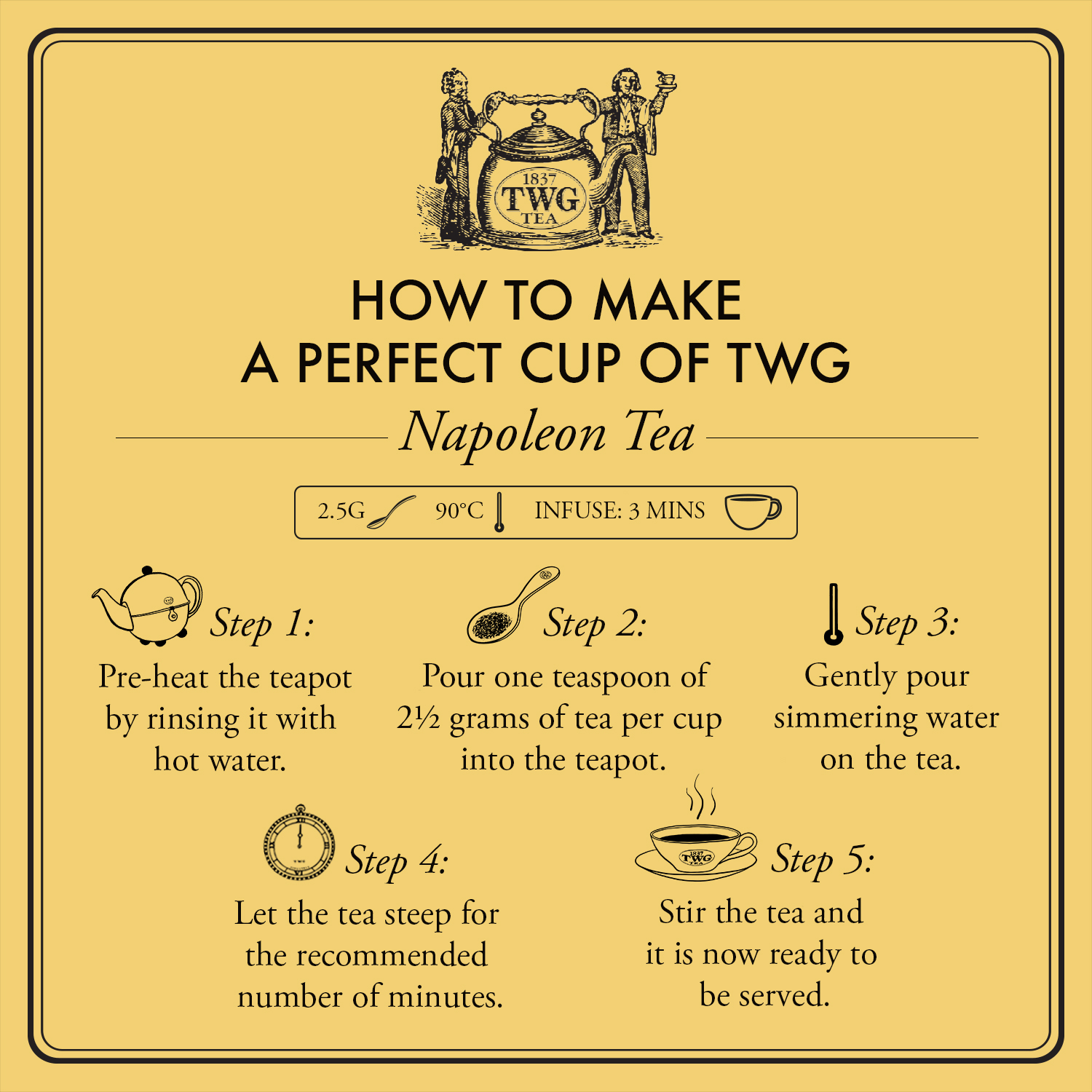 Trà TWG Tea - Napoleon Tea (20g/100g) | Trà Đen