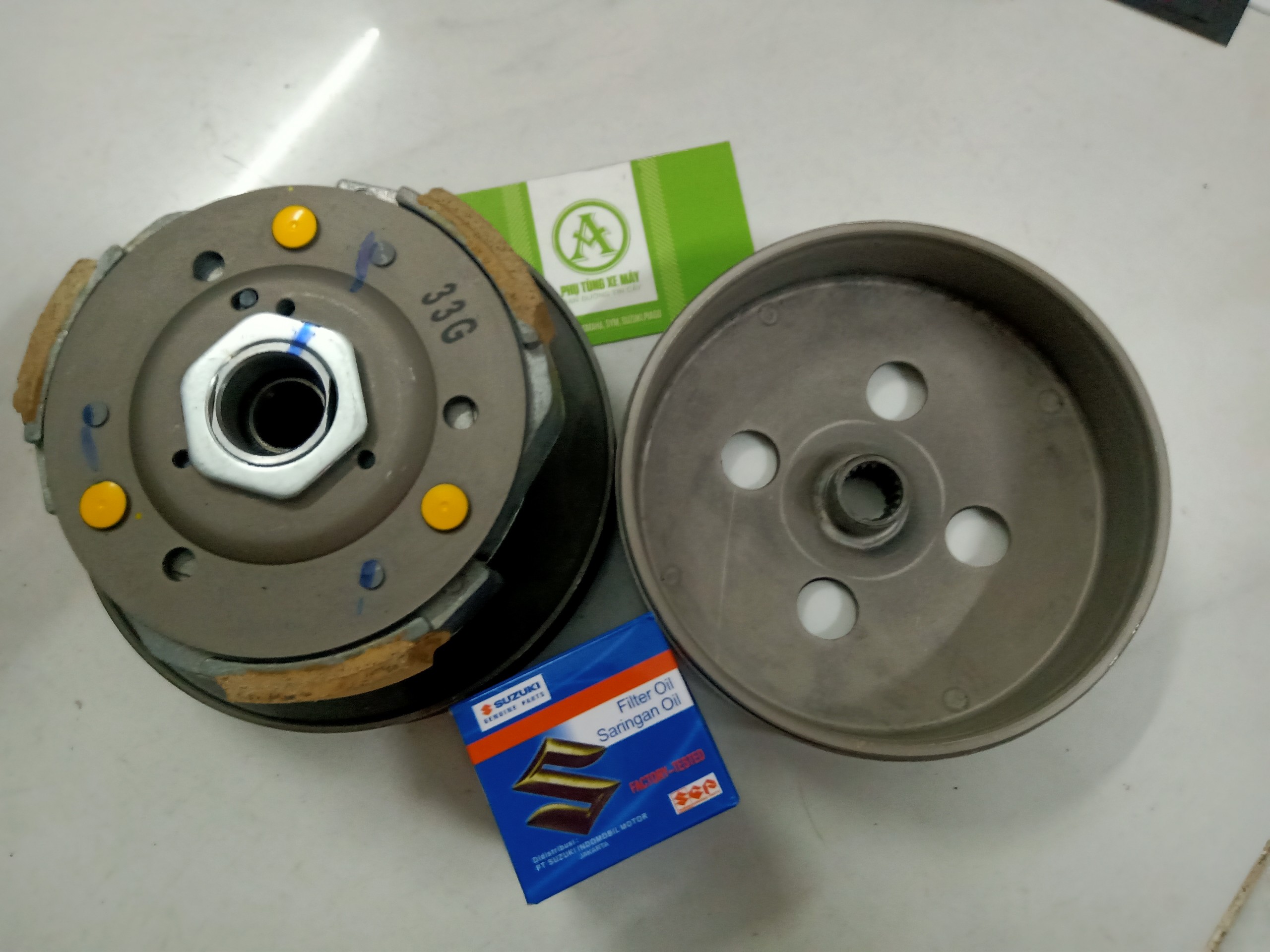 Bộ nồi sau suzuki Hayate 125