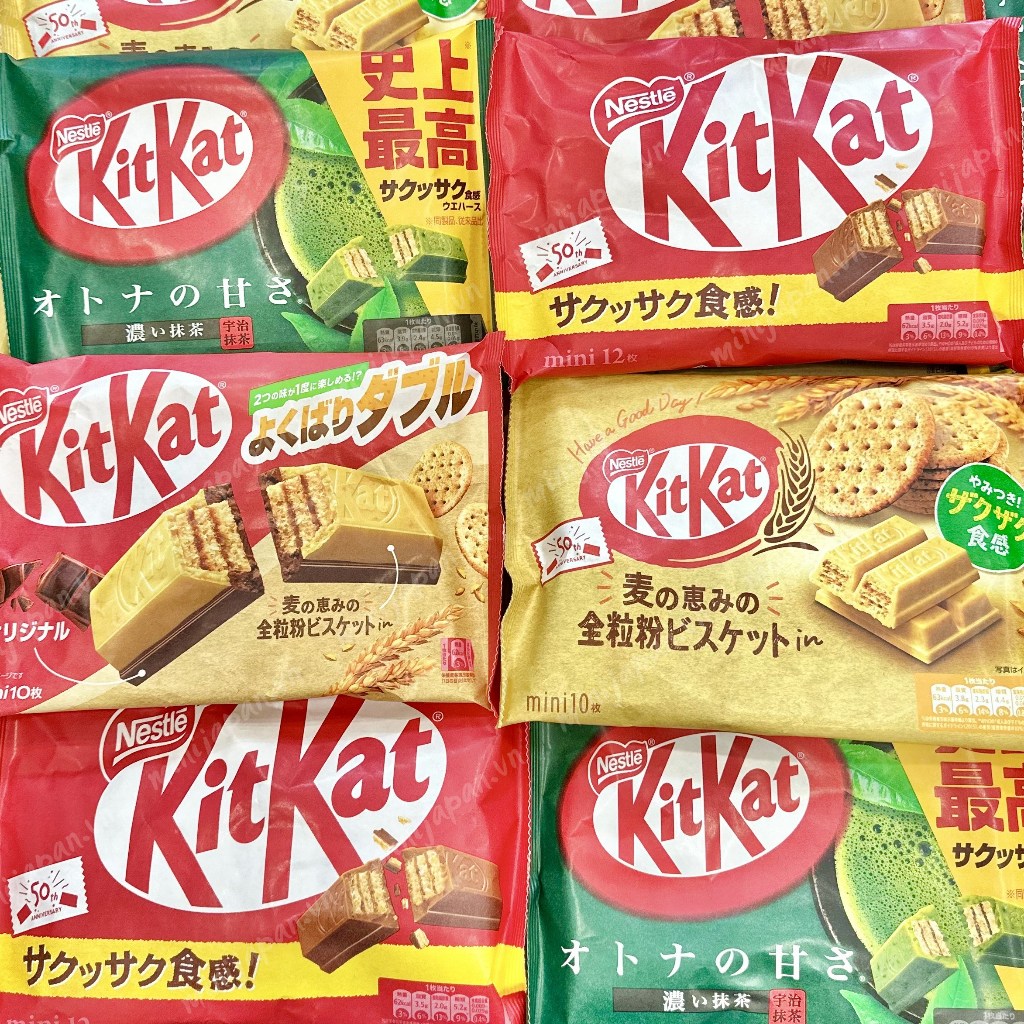 Bánh Kitkat socola mini Nhật Bản nhiều vị
