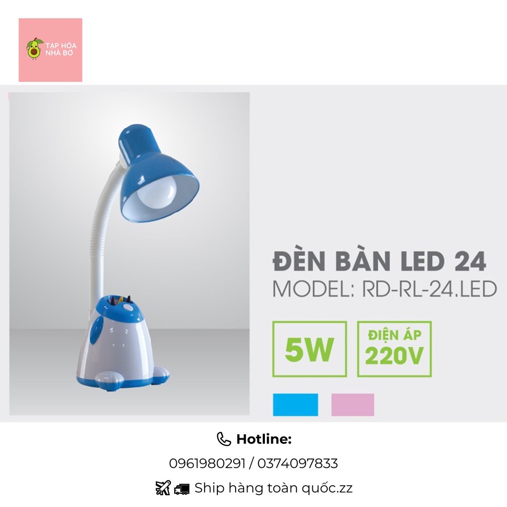 Đèn bàn Bảo vệ Thị lực Rạng Đông Model: RD-RL-24.LED