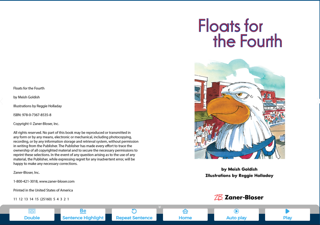 [E-BOOK] i-Learn Smart World 8 Truyện đọc - Floats for the Fourth