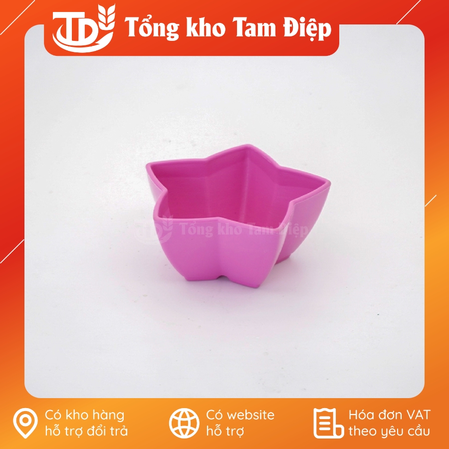 Chậu nhựa mini hình sao đủ màu
