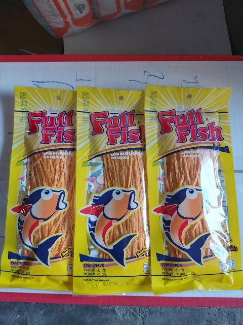 Cá khô sợi Full Fish 70g thái lan 4 vị( Mẫu mới)