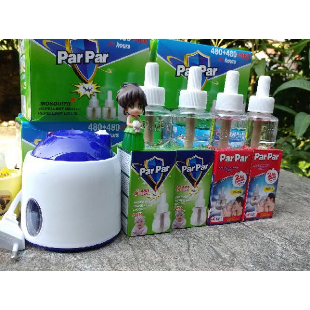 combo 5 Lọ tinh dầu đuổi muỗi Parpar 40ml