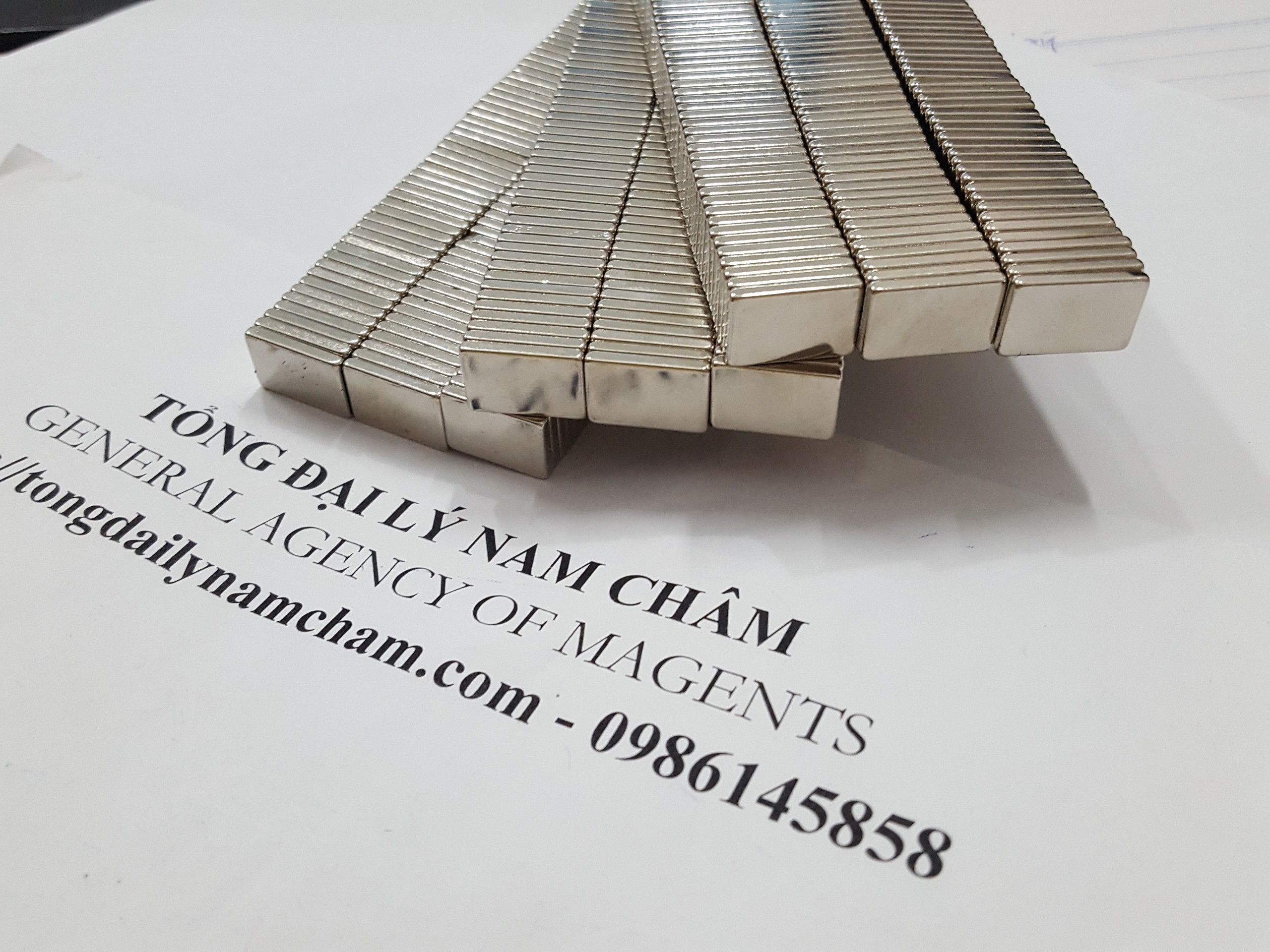 20 viên nam châm chữ nhật 15x10x2mm