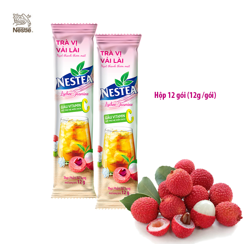 Bộ đôi Nestea Trà chanh & Trà vải lài