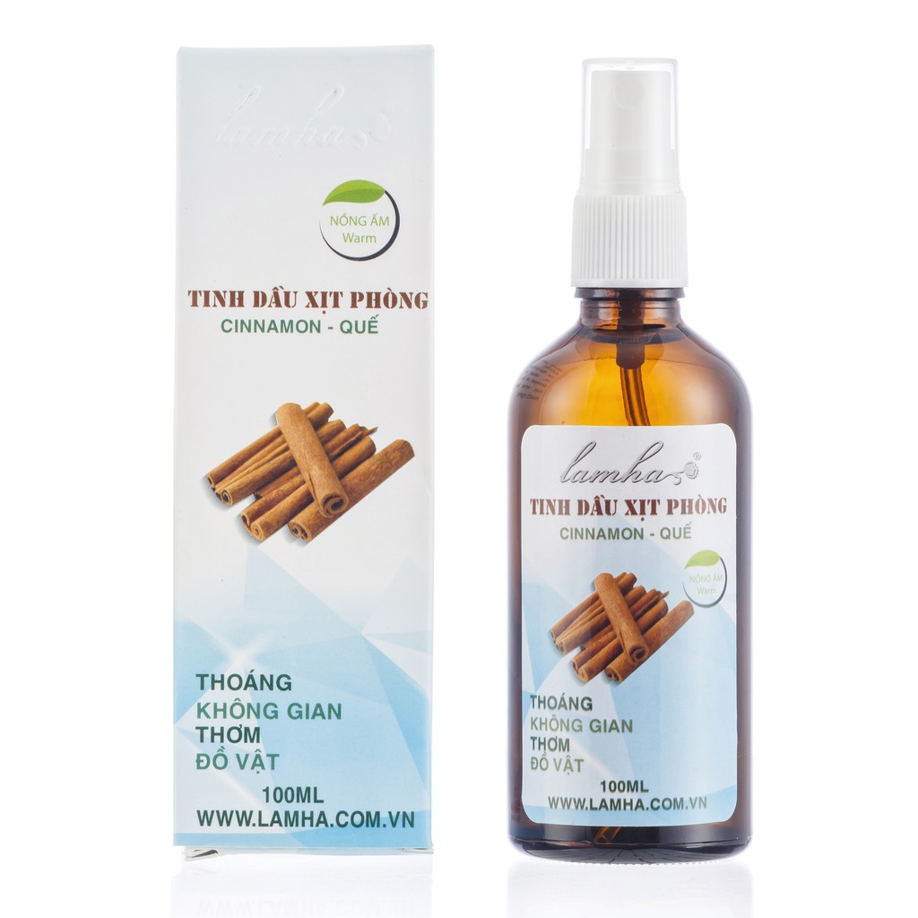 Tinh dầu xịt phòng Quế LAMHA 100ml