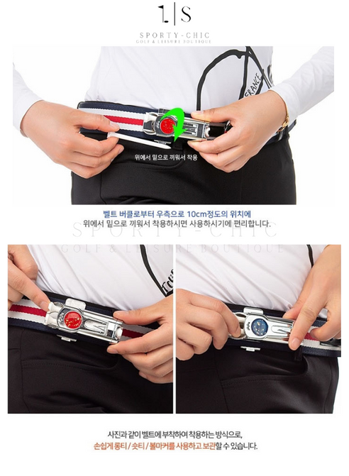 골프 티홀더_초경량 초간단_탈부착_롱티 숏티 포함_한국 수입 정품 [Korea] Tee Golf Holder Ghim Nhỏ Đựng Golf Tee Đeo Thắt Lưng Hàn Quốc