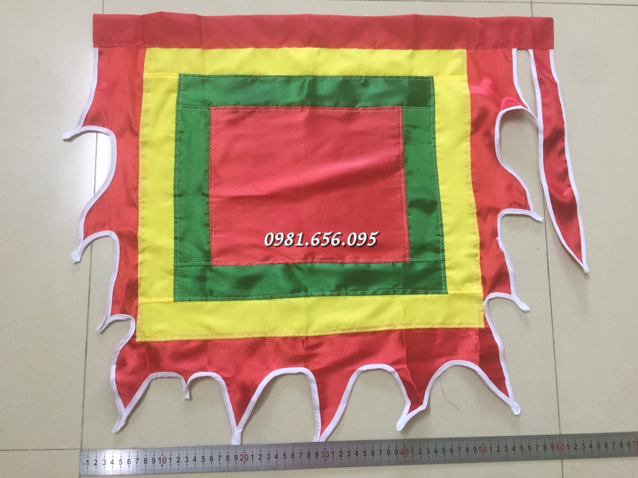 Cờ Ngũ Sắc - Cờ Thần Loại 0.6x0.6m