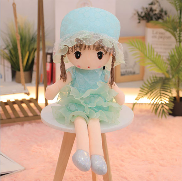 Búp bê váy cô dâu 45cm - đỏ