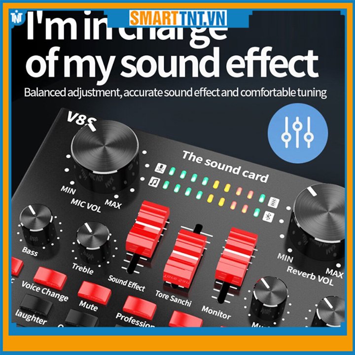 Trọn Bộ Hát Thu Âm Sound-Card V8S+ Micro BM900 Live Stream Tại Nhà - Bộ hát karaoke livestream giá rẻ - Combo Mic Livestream Hát Karaoke Chỉnh Giọng Chuyên Nghiệp