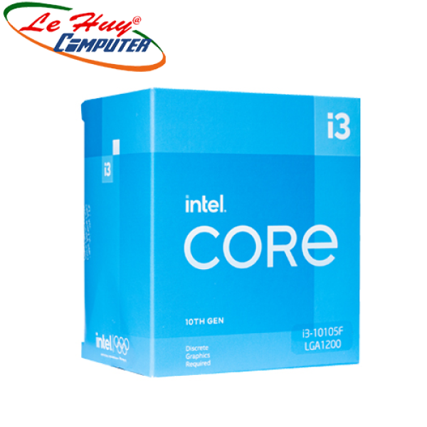 CPU Intel Core i3 10105F Box Chính Hãng
