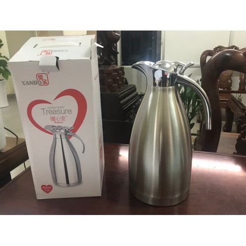 Bình Nước Cách Nhiệt Pha Trà Cà Phê Cao Cấp 2L- Bình Pha Trà - Bình Pha Trà , Pha Cà Phê Mỏ Vịt Đựng Nước 2 Lít Inox Cách Nhiệt Cao Cấp Nhiều Màu - bình giữ nhiệt dung tích lớn - đồ dùng phòng ăn uống - tâm đức shop