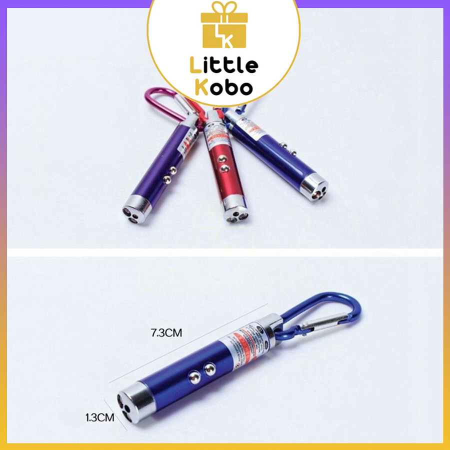 Đèn Pin Mini Lazer 3in1 Đèn Led Đèn Tím Soi Tiền Móc Khóa Vỏ Nhôm Dụng Cụ Thuyết Trình Đồ Chơi Trẻ Em