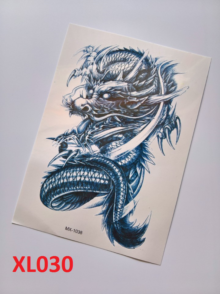 [HCM]Hình xăm dán Rồng Thiêng