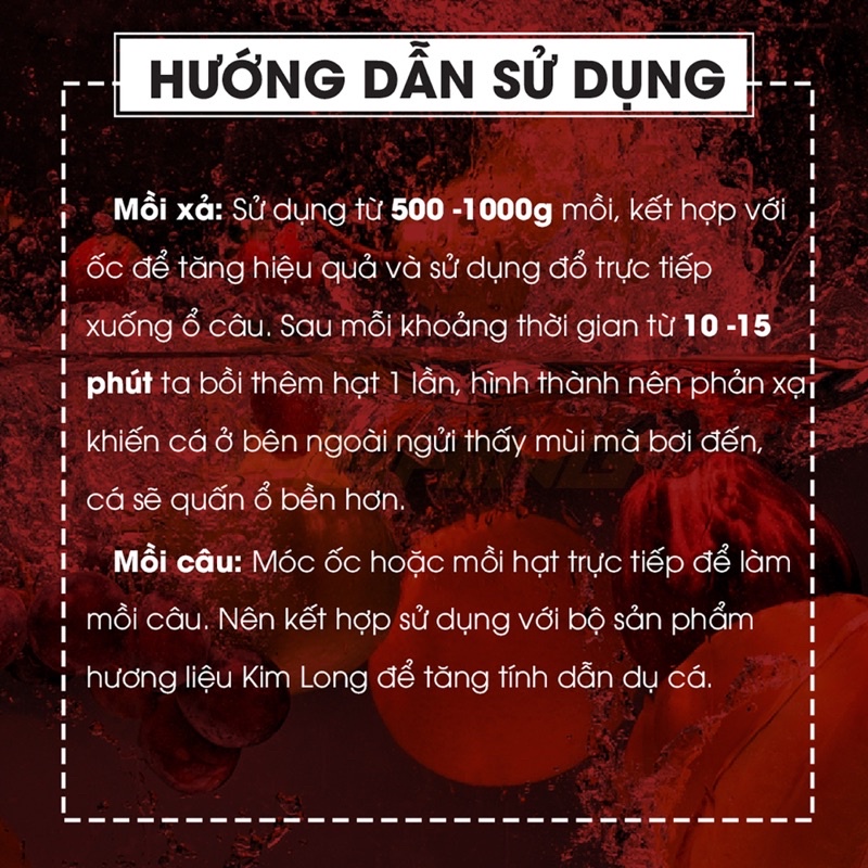 Hạt Xả Trắm Đen KIM LONG Siêu Nhạy (Mẫu Mới Nhất)