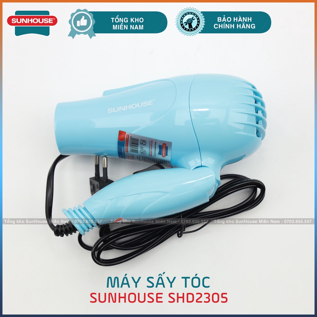 [SHD2305 SUNHOUSE] Máy sấy tóc cầm tay gia đình - FULLBOX
