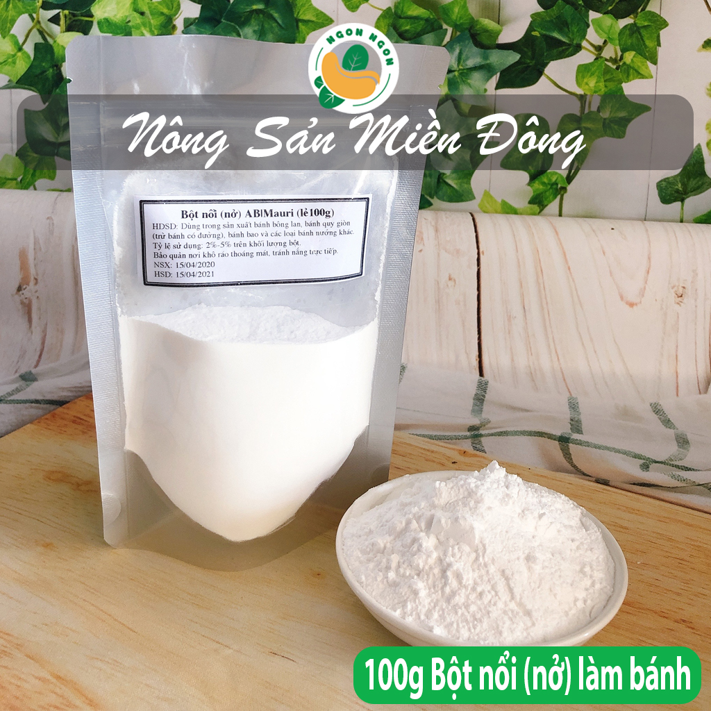 Bột nổi (bột nở) làm bánh Mauri (lẻ 200g)