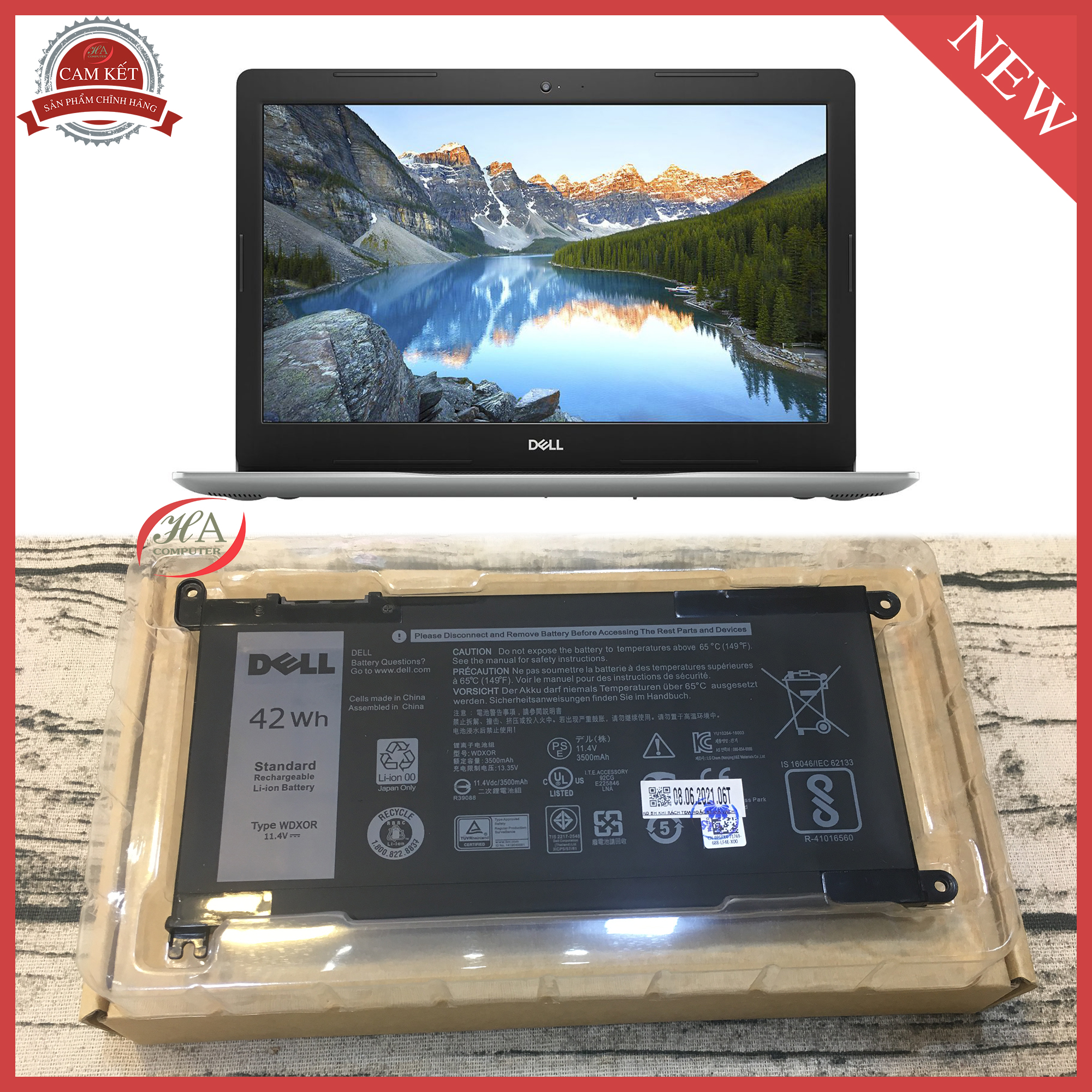 Pin dell Inspiron 3581