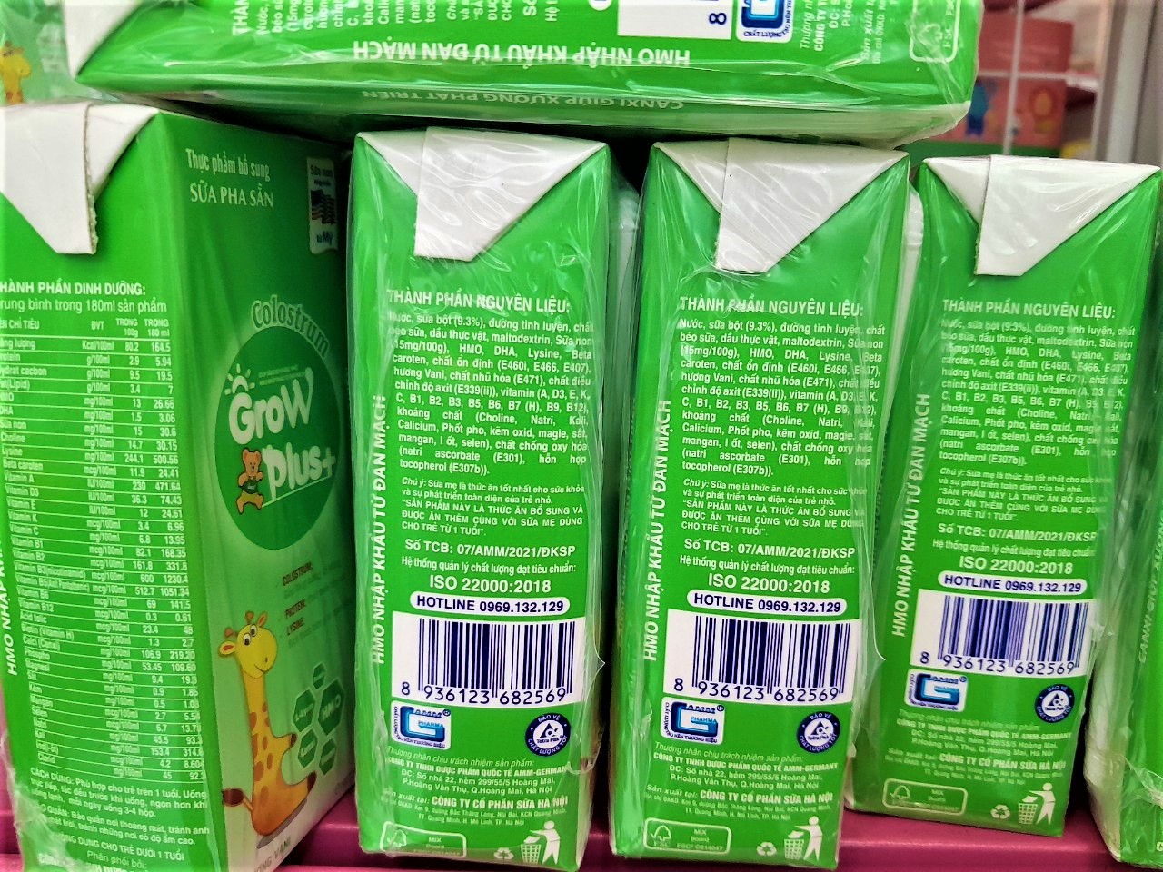 Sữa bột pha sẵn Grow Plus+ colostrum/ sữa nước pha sẵn 180ml/110ml