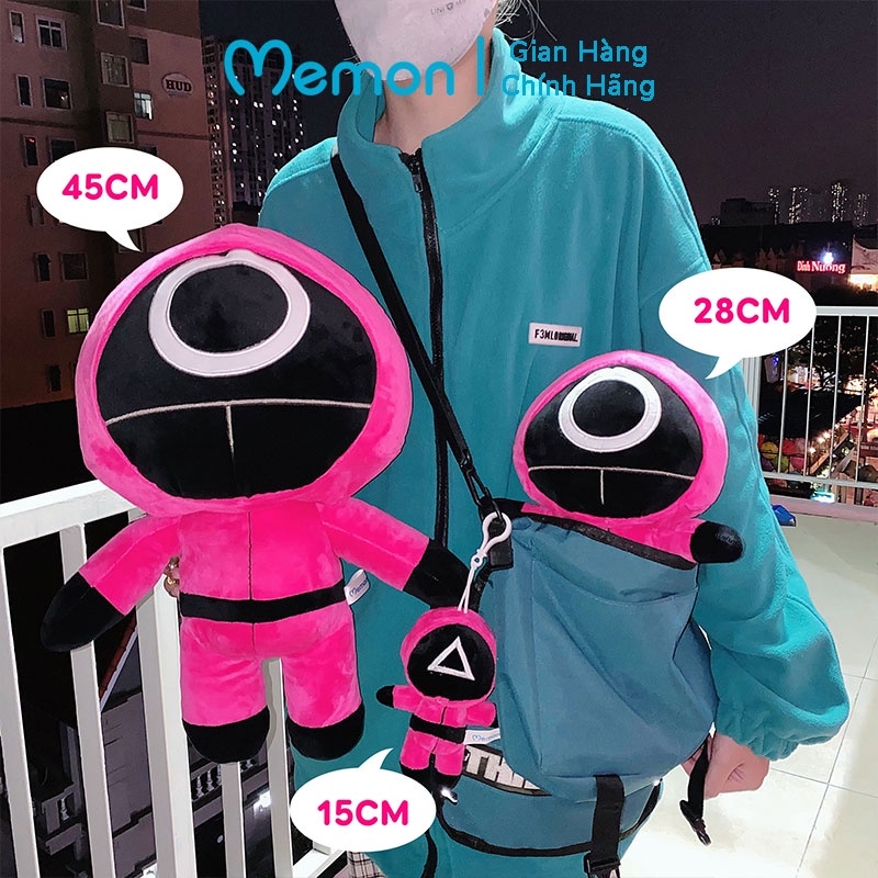 [Mã LIFEM1 giảm 50k đơn 99k] Gấu Bông Trò Chơi Con Mực Squid Game Cao Cấp Memon